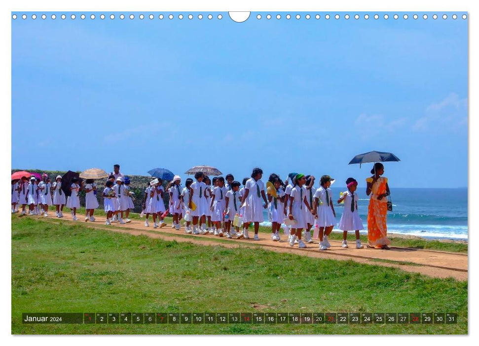 Sri Lanka - Eine Bilder-Reise (CALVENDO Wandkalender 2024)