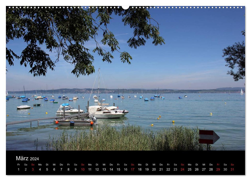 Fascination with Lake Constance (CALVENDO Premium Wall Calendar 2024) 