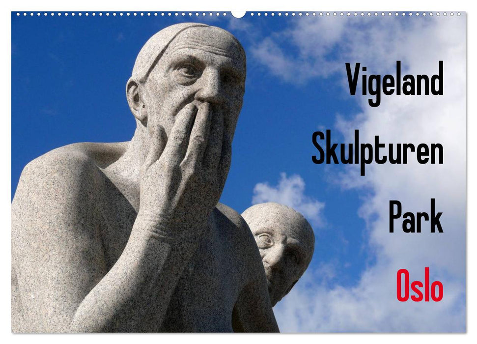 Vigeland Sculpture Park Oslo (CALVENDO Wall Calendar 2024) 