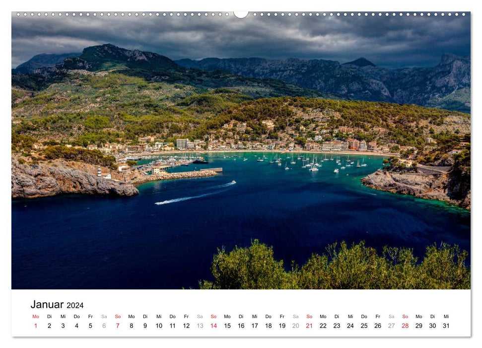 Majorque - île de rêve du sud (calendrier mural CALVENDO 2024) 