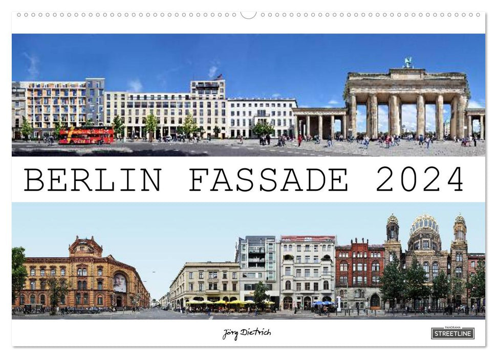 Façade de Berlin (Calendrier mural CALVENDO 2024) 
