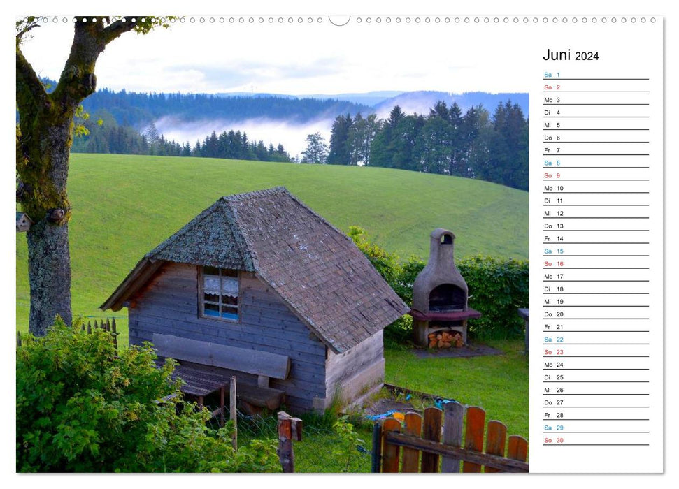 Hochschwarzwald (CALVENDO Premium Wandkalender 2024)