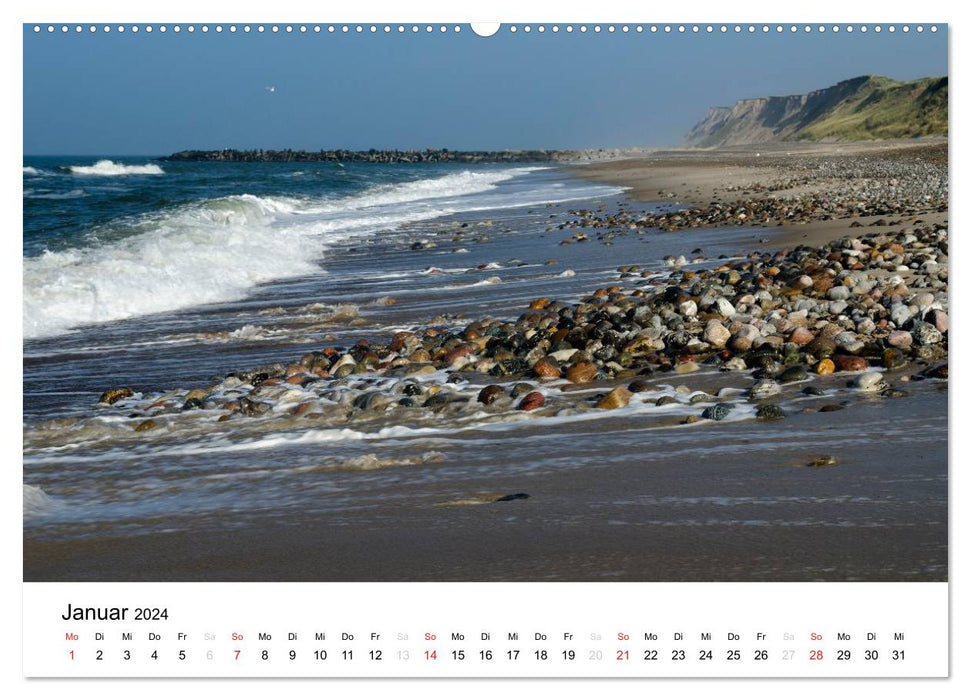 Denmark – Out and about in Jutland 2024 (CALVENDO Premium Wall Calendar 2024) 