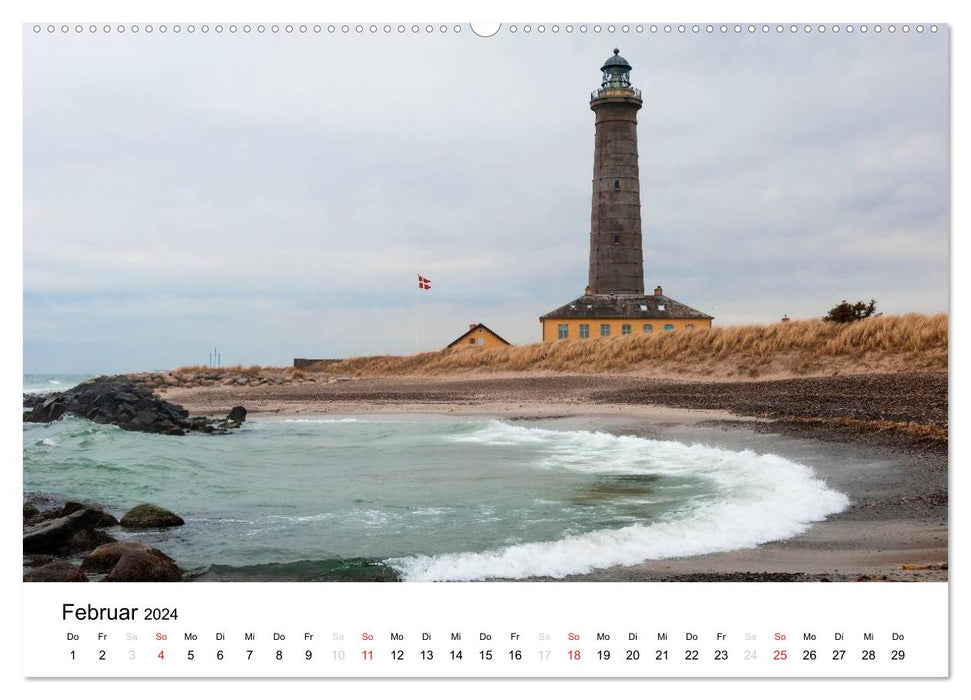 Denmark – Out and about in Jutland 2024 (CALVENDO Premium Wall Calendar 2024) 