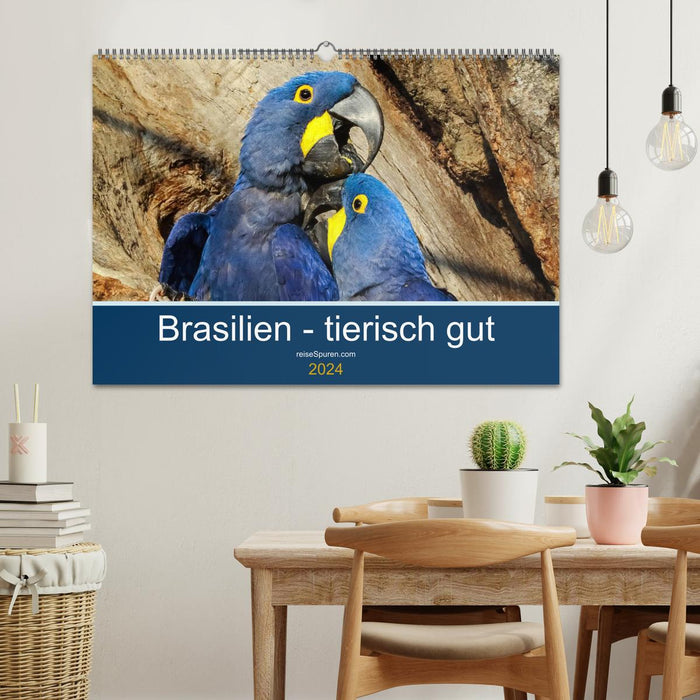 Brasilien tierisch gut 2024 (CALVENDO Wandkalender 2024)