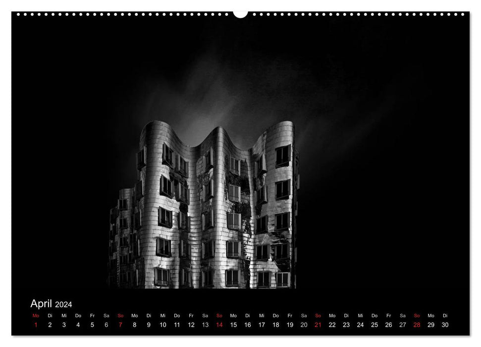 Black-Black-Noir 2024 (CALVENDO wall calendar 2024) 