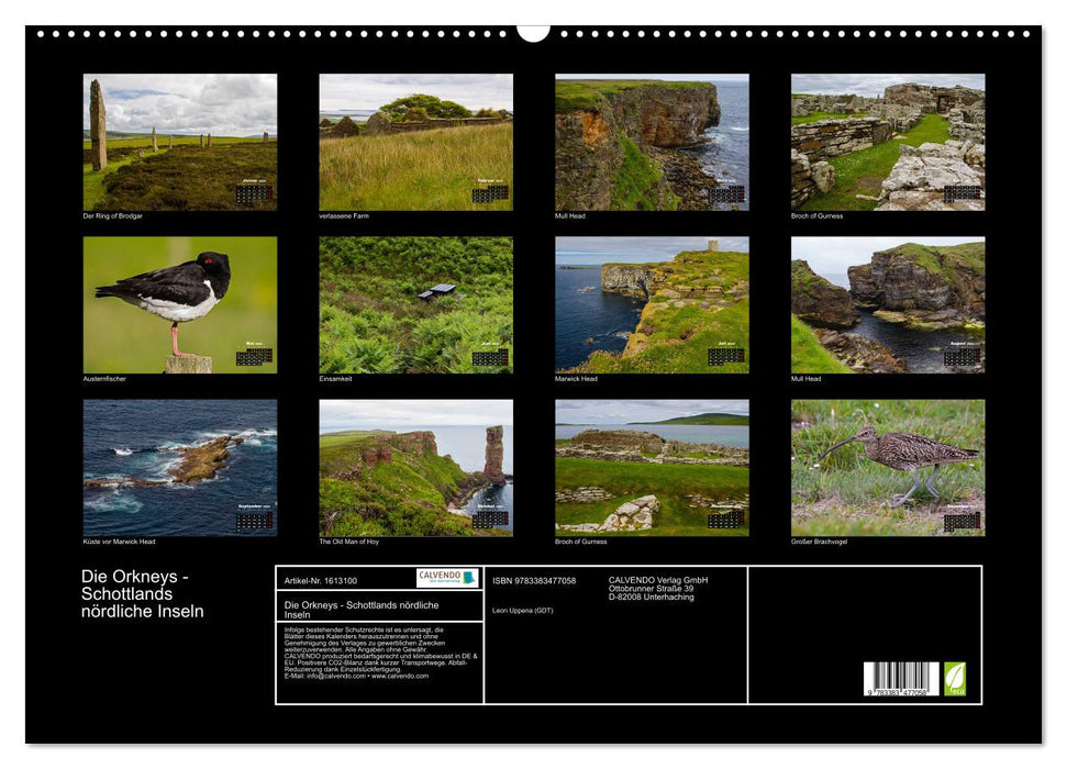 The Orkneys - Scotland's northern islands (CALVENDO wall calendar 2024) 