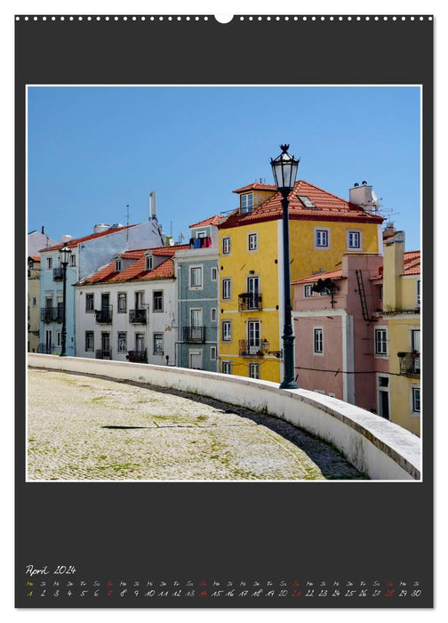 In the streets and alleys of Lisbon 2024 (CALVENDO Premium Wall Calendar 2024) 