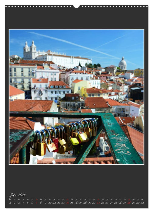 In the streets and alleys of Lisbon 2024 (CALVENDO Premium Wall Calendar 2024) 