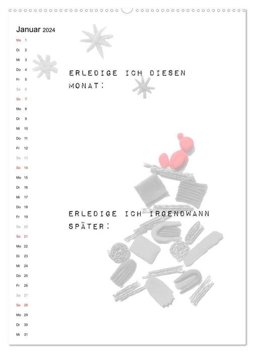 Projekte und Ideen planen (CALVENDO Wandkalender 2024)