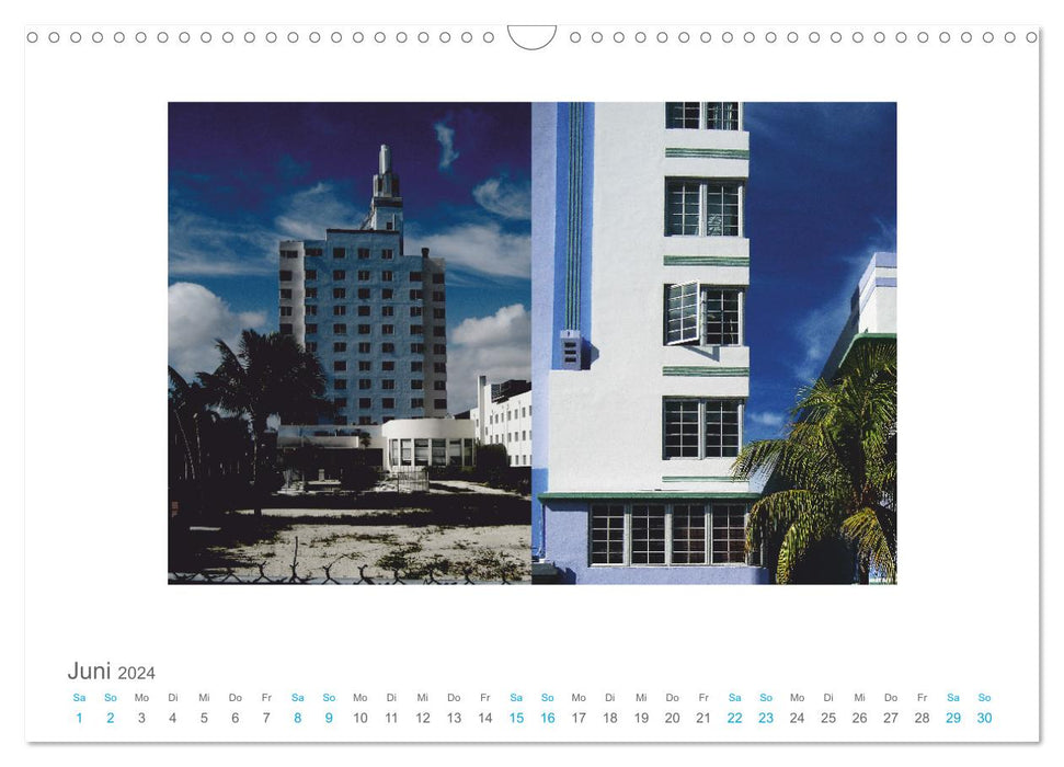 Miami Ocean Drive USA (CALVENDO Wandkalender 2024)