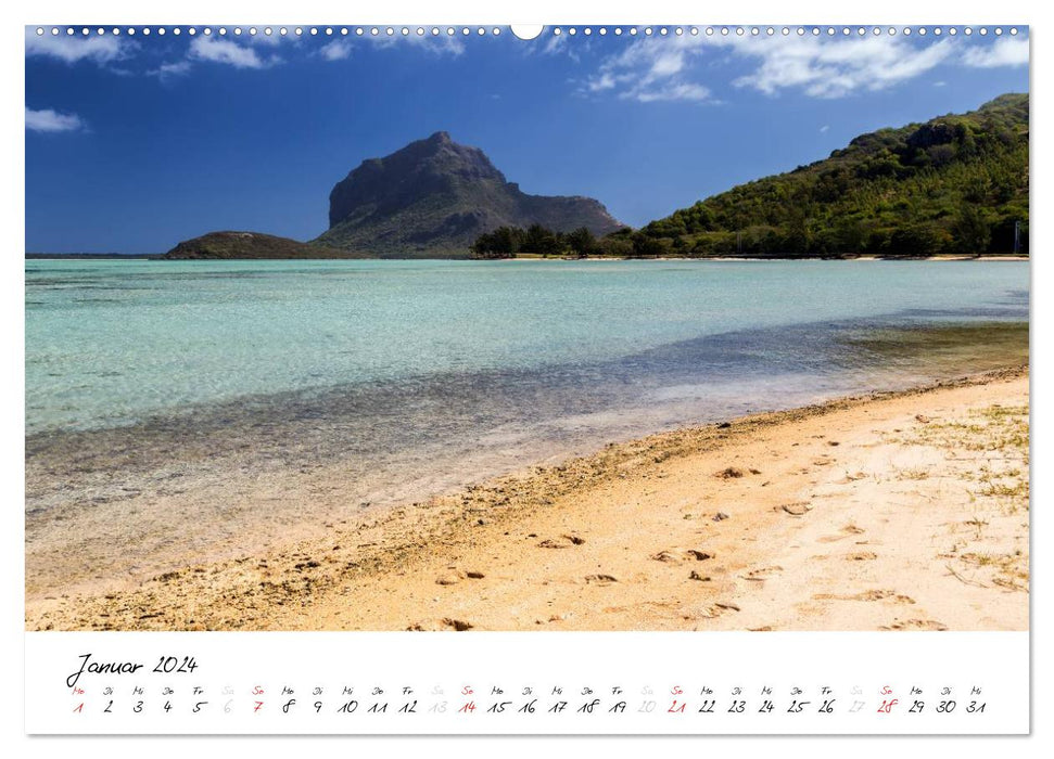 Mauritius - Insel zum Durchatmen (CALVENDO Premium Wandkalender 2024)