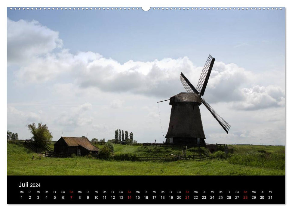 Ein fotografischer Streifzug durch Holland (CALVENDO Premium Wandkalender 2024)