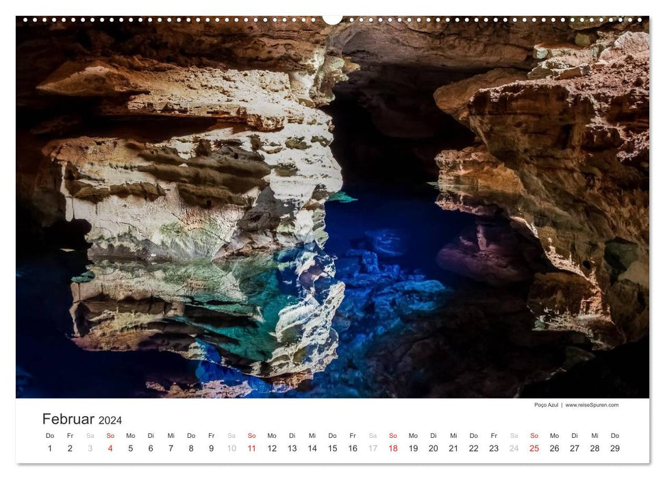 Brazil 2024 - Chapada Diamantina (CALVENDO Wall Calendar 2024) 