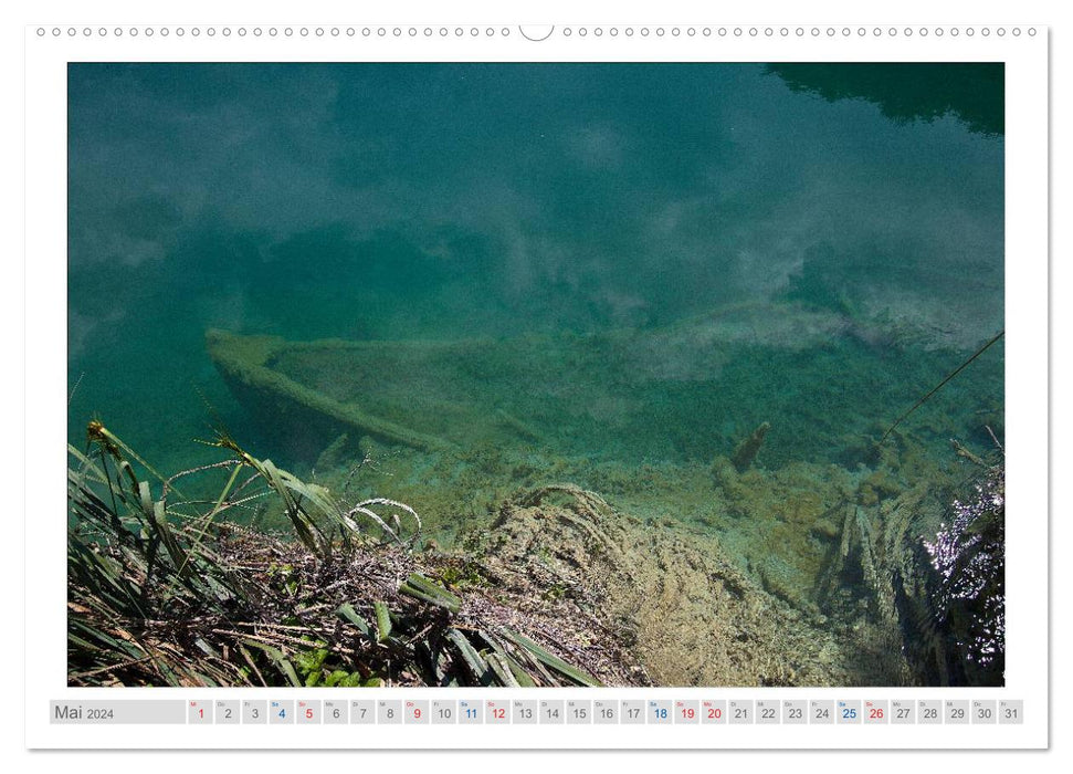 Kroatien - Plitwitzer Seen, Rijeka und Krk (CALVENDO Wandkalender 2024)
