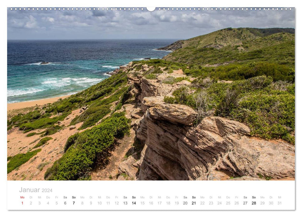 MENORCA 2 - landscape photographs by Niko Korte (CALVENDO Premium Wall Calendar 2024) 