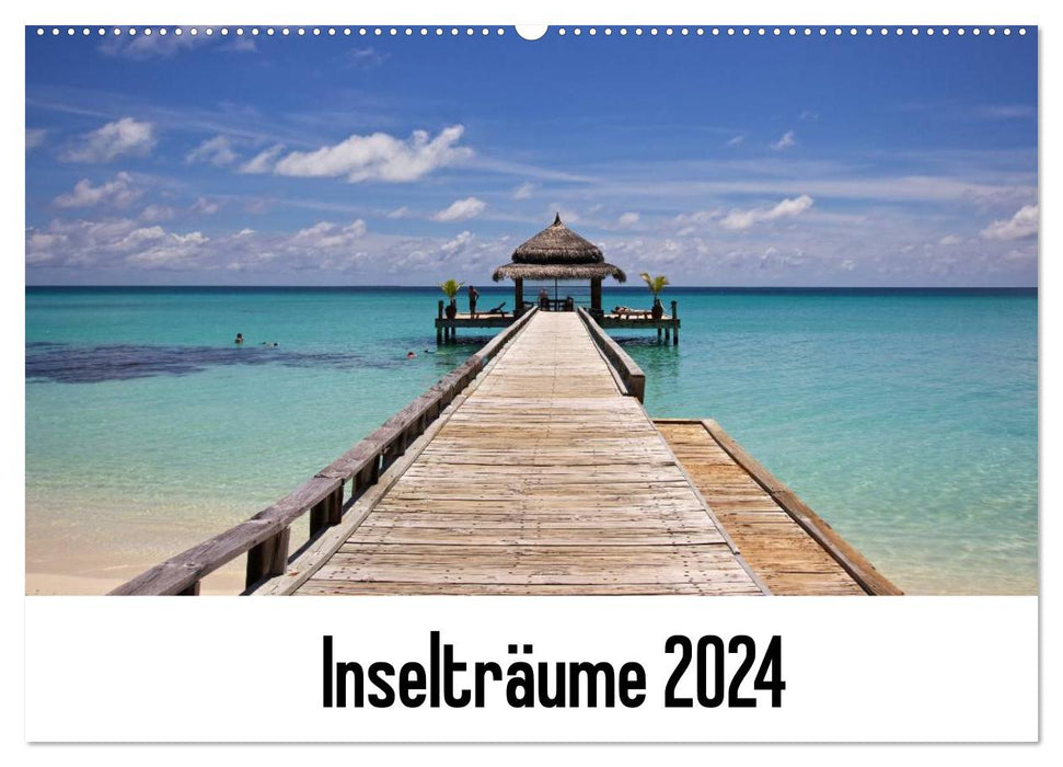 Inselträume 2024 (CALVENDO Wandkalender 2024)