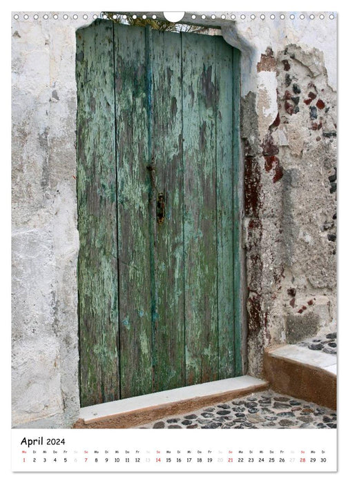 Doors with character Cyclades (CALVENDO wall calendar 2024) 