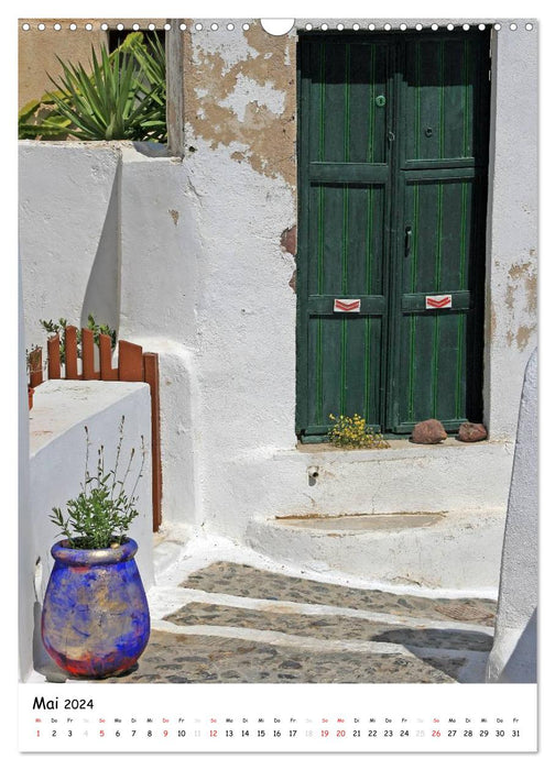 Doors with character Cyclades (CALVENDO wall calendar 2024) 