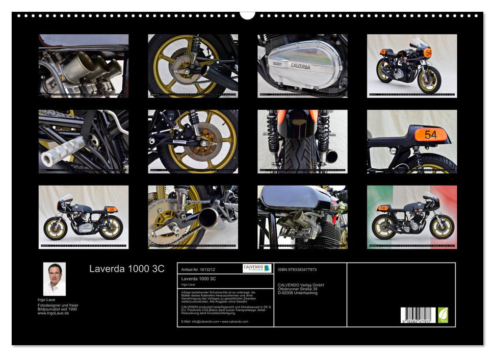 Laverda 1000 3C (Calendrier mural CALVENDO 2024) 