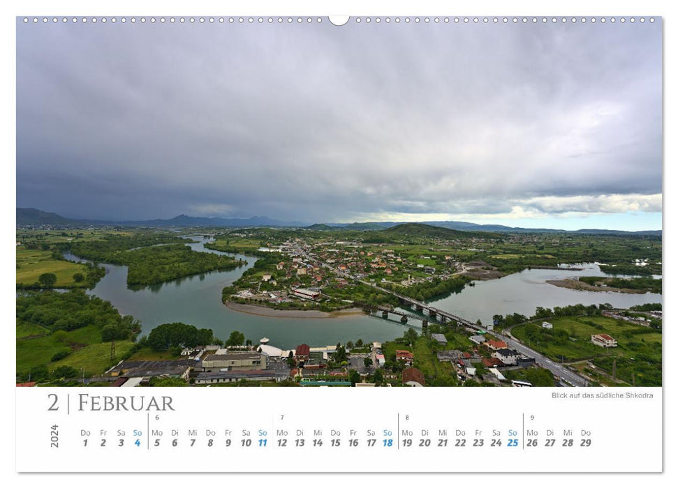 Albanie - sauvage, authentique, aventureux (Calvendo Premium Wall Calendar 2024) 