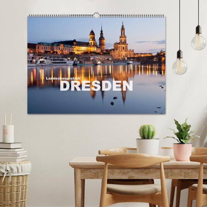 State capital Dresden (CALVENDO wall calendar 2024) 
