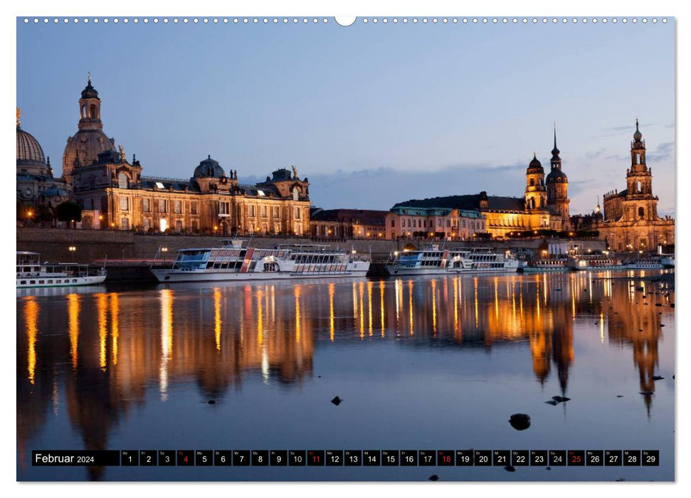 Landeshauptstadt Dresden (CALVENDO Wandkalender 2024)