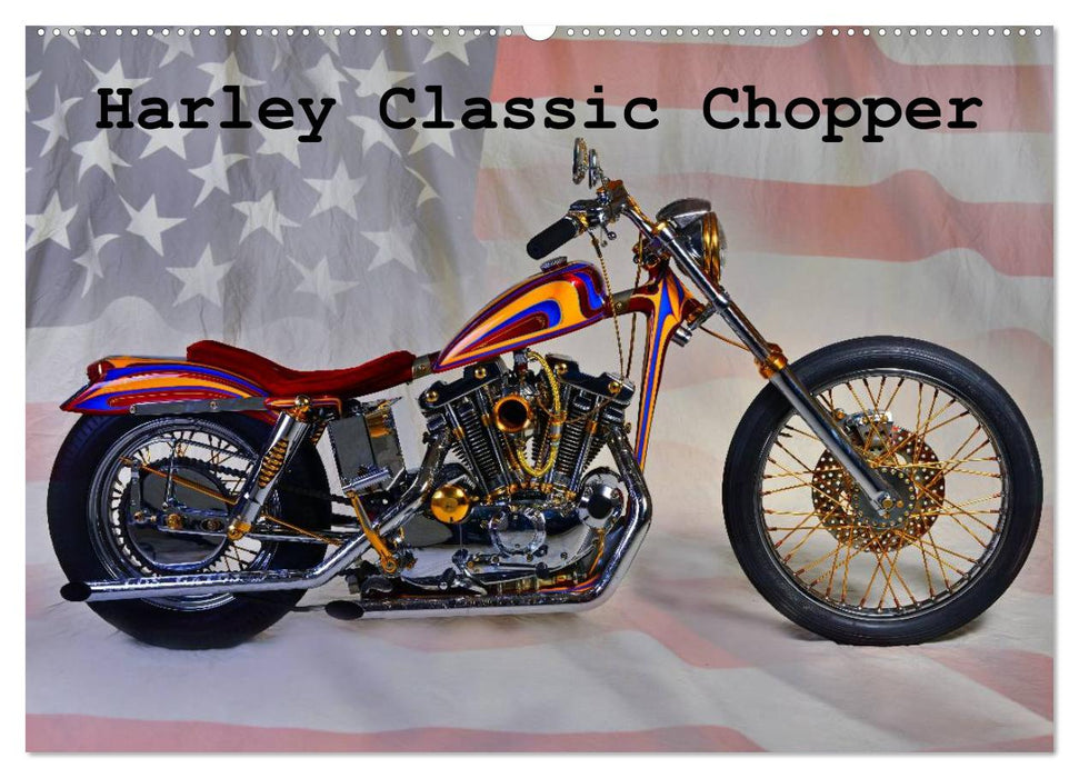 Harley Classic Chopper (CALVENDO wall calendar 2024) 