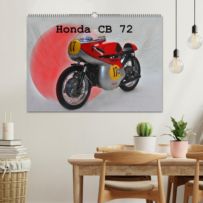 Honda CB 72 (calendrier mural CALVENDO 2024) 