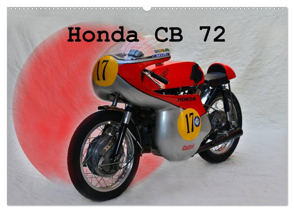 Honda CB 72 (calendrier mural CALVENDO 2024) 