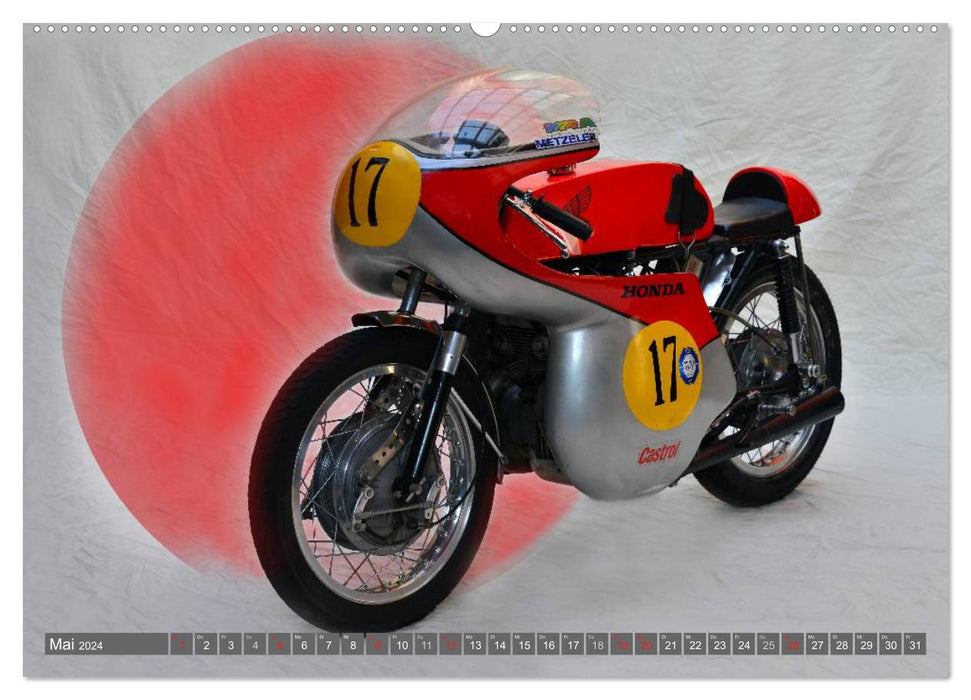 Honda CB 72 (CALVENDO wall calendar 2024) 