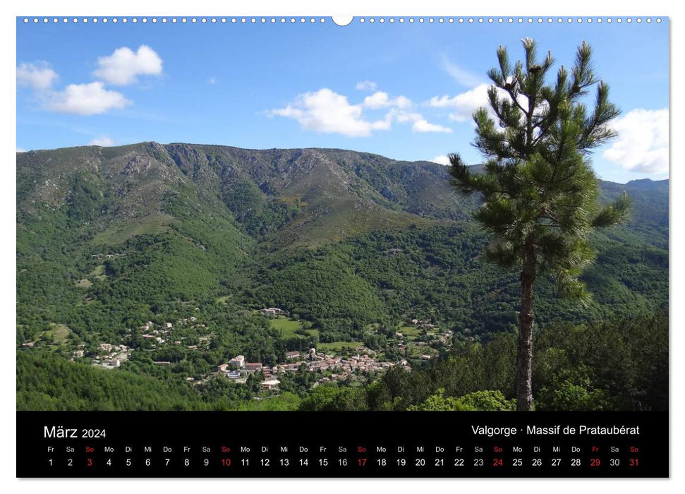 Ardèche · Hiking mountains and kayaking gorges in southern France (CALVENDO Premium Wall Calendar 2024) 