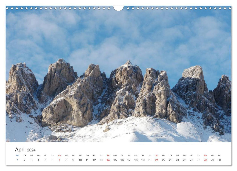 Mondes de montagne - Des contreforts des Alpes aux Alpes centrales (Calendrier mural CALVENDO 2024) 