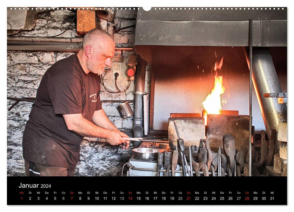 Old craftsmanship of cutlers (CALVENDO Premium Wall Calendar 2024) 