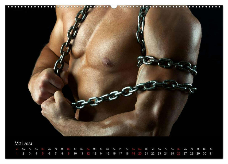 Männer - Erotische Gladiatoren (CALVENDO Wandkalender 2024)