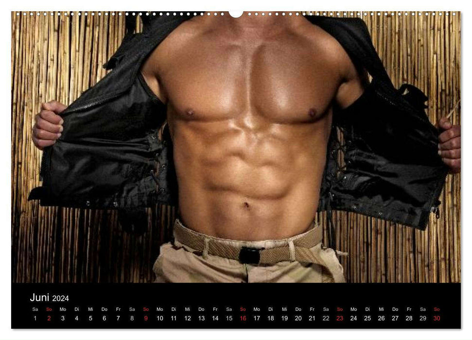 Männer - Erotische Gladiatoren (CALVENDO Wandkalender 2024)