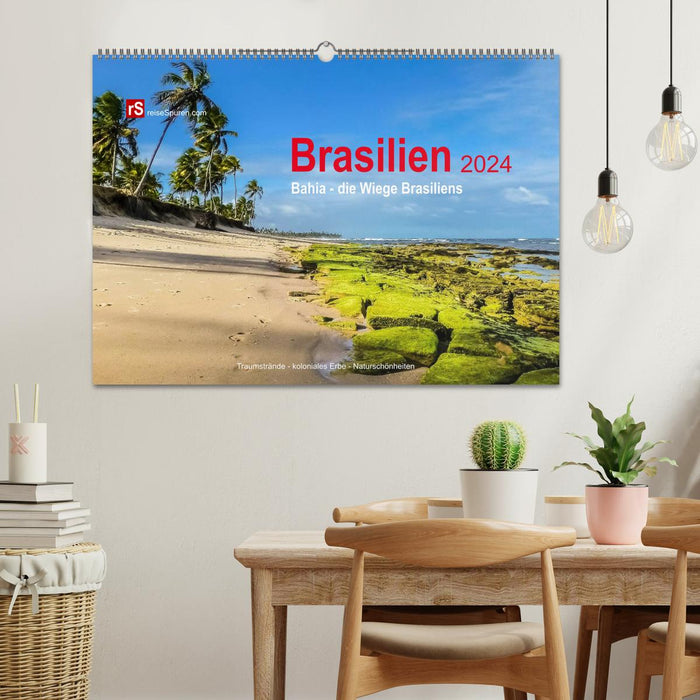 Brazil 2024 Bahia - the cradle of Brazil (CALVENDO wall calendar 2024) 