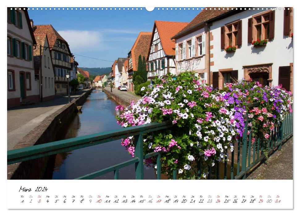 Wissembourg in Alsace (CALVENDO wall calendar 2024) 
