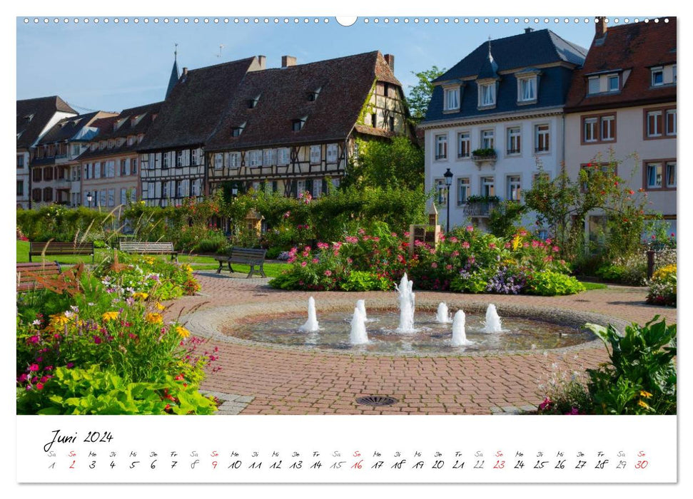 Wissembourg im Elsass (CALVENDO Wandkalender 2024)