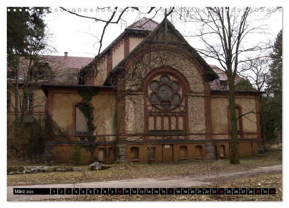 Sanatorium Beelitz-fascination de la décadence (calendrier mural CALVENDO 2024) 