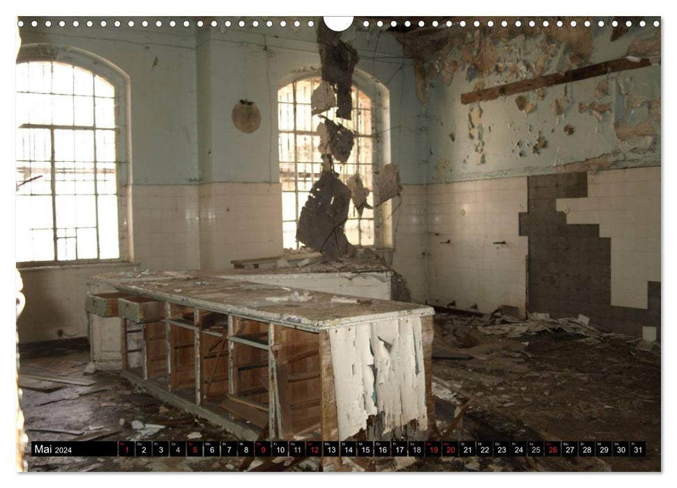 Beelitz Heilstätten-Faszination des Verfalls (CALVENDO Wandkalender 2024)