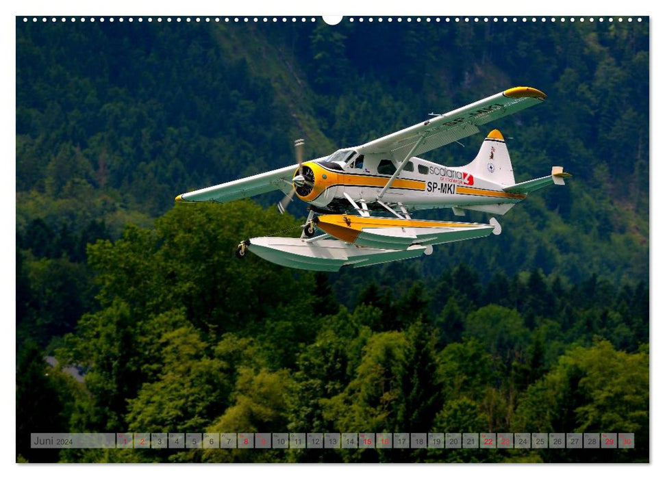 Seaplanes - Flying Exotics (CALVENDO Wall Calendar 2024) 