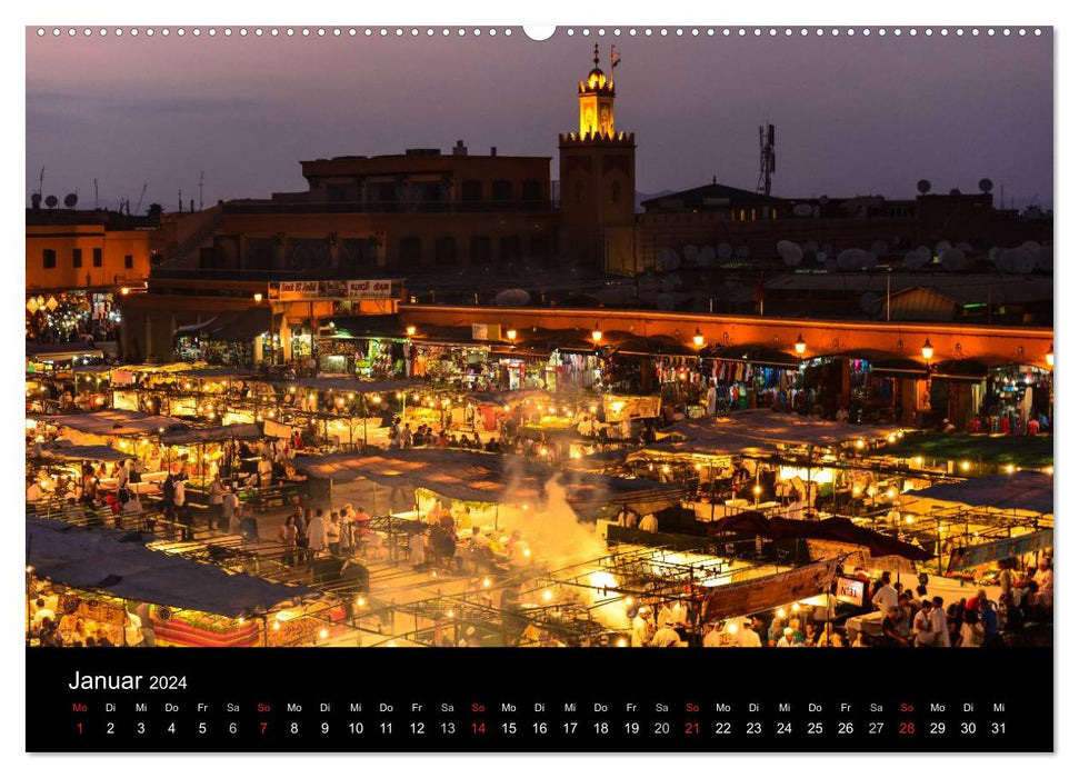 Morocco 2024 (CALVENDO Premium Wall Calendar 2024) 