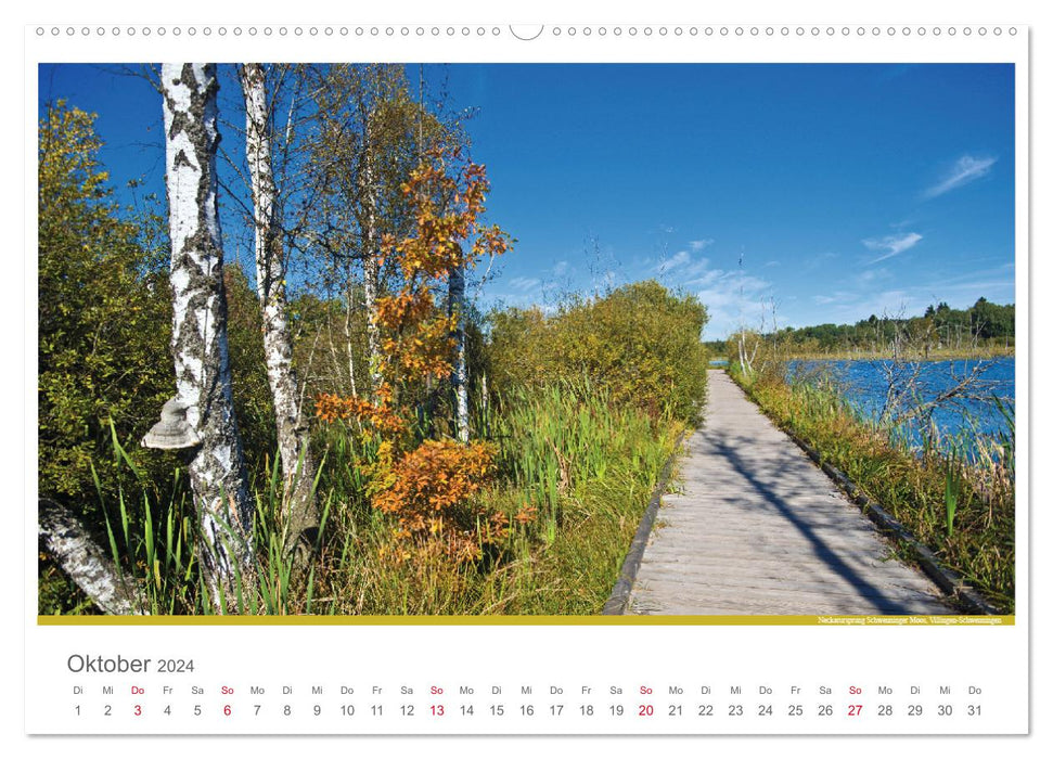 The Neckar - On the road in Germany (CALVENDO wall calendar 2024) 