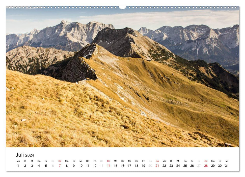 Bergpixel "kreuz und quer durch die Alpen" (CALVENDO Premium Wandkalender 2024)