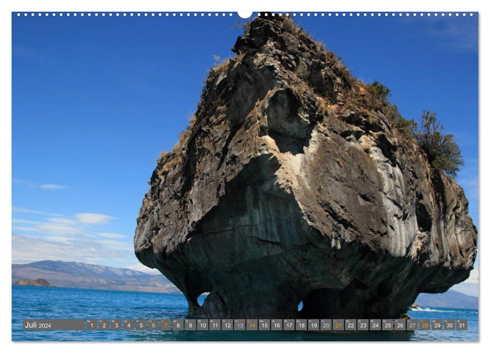 Patagonia, glaciers, mountains and endless expanses (CALVENDO wall calendar 2024) 