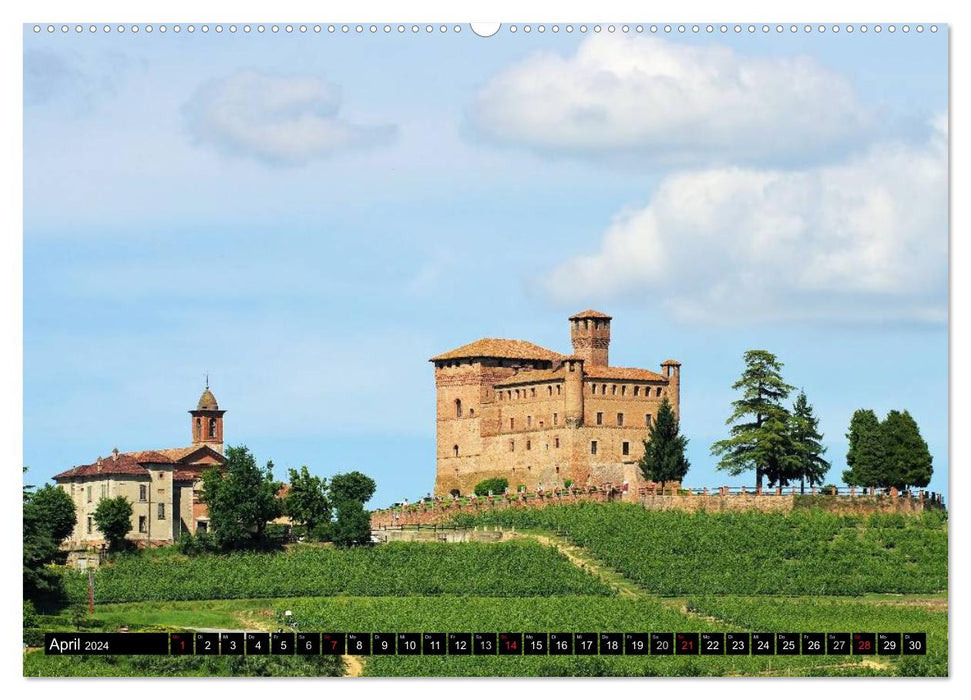 Die Langhe - Im Herzen des Piemonts (CALVENDO Premium Wandkalender 2024)