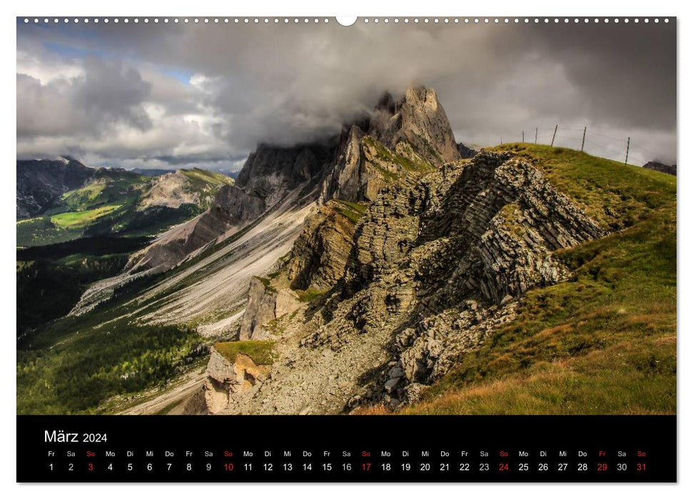 Mountain pixel “Elevation Rush and Passion” (CALVENDO Premium Wall Calendar 2024) 