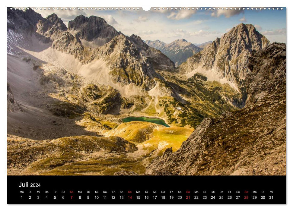 Bergpixel "Höhenrausch und Leidenschaft" (CALVENDO Premium Wandkalender 2024)