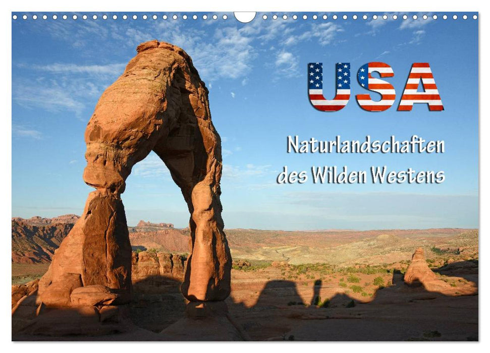 USA - Natural landscapes of the Wild West (CALVENDO wall calendar 2024) 